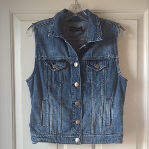 J. Crew Indigo Denim Vest